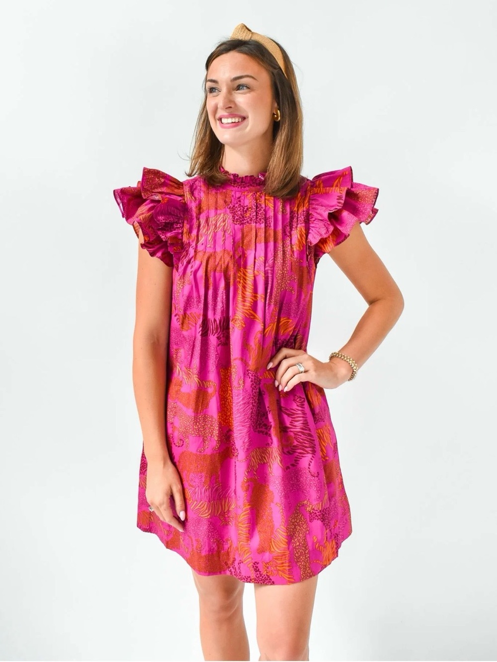 NWT: In The Jungle Lovel Mini Shift Dress